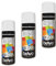 Lot de 3 bombes de peinture, spray peinture nuancier Ral, Intérieur et Extérieur, 400 ml, de MadeInNature (Blanc Ral 9010 Brillant lot de 3)