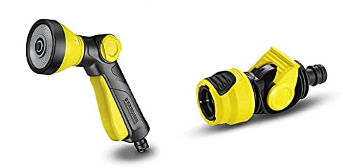 KärcherKarcher Irrigazione - Idropistola Multifunzione & Karcher Irrigazione - Raccordo tubo con valvola di regolazione