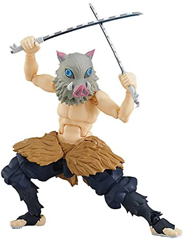 Max Factory Demon Slayer Figur Inosuke Hashibira DX, Figma, 14 cm