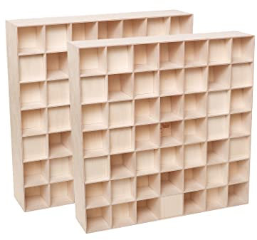 Adelsklang QR-49 PRO *2er-SET* Akustik Diffusor, Natural, Made in Germany, Professionelles Raumakustik Panel