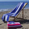 10XDIEZ Toalla Playa Rayas Azul Royal (Rayas Azul Royal - 100x160 cm)