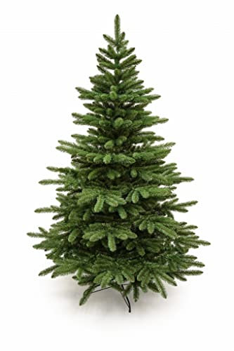 VIRPOL - Künstlicher Weihnachtsbaum - Spanischer Tannenbaum - Spanische Tanne - Tannenbaum Künstlich - Weihnachtsdeko - Weihnachten Deko Baum - Christmas Tree - 220cm - 100% PVC - Metallständer