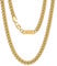 VEXXS 3/4/6mm Herren Panzerkette, 18K Gold beschichtet Cuban Halskette, Miami Kubanische Gliederkette Herren Kette Hip Hop Nickelfrei für Männer (Golden-6mm, 61.00)