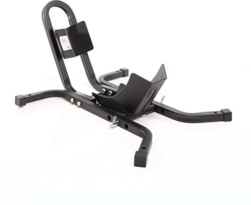 XPOtool Motorradständer für 17-21, 90-130 mm Vorderrad, einstellbare Motorradwippe aus Stahl, als Transportständer und Montageständer