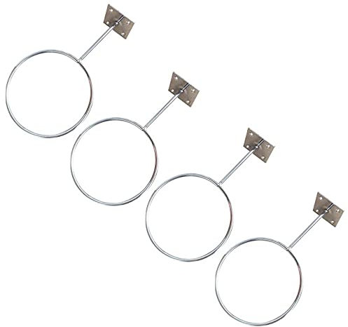 Herklotzn 4 StüCk Wand Halterung Sportball Halter Bildschirm für Medizinball, BasketbäLle, VolleybäLle, FußBall Lager