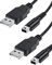 Mellbree Cavo di ricarica per Nintendo 3DS, 2 pezzi 1,2 m, per Nintendo 3DS / 3DSXL / DS/DSI /2DS / 2DS XL USB A 2.0 cavo di ricarica 1A nero