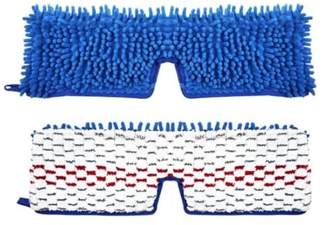 Accesorios para herramientas Almohadillas de microfibra para fregona de suelo, mopa de doble acción Compatible con OCedar/Vileda, mopa con pulverizador de vapor, mopa giratoria plana, repuesto de tela