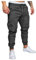 Hosen Herren Baggy Cargohose Sporthose Slim Fit Trainingshose Zip Off Hose Outdoorhose Regenhose Regular Slim Track Trackpants Herrenjeans Hosen C-Dunkelgrau 5XL 517