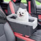 UNICITII Autositz für Kleine Hunde, Erhöhter Hundesitz für Welpen, Haustierautositz für Vorder- und Rücksitz