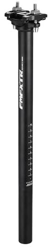 A ABSOPRO Fahrrad Sattelstütze verstellbar 25,4x400mm für MTB Rennrad Schwarz