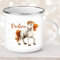 Tasse cheval #1 en émail personnalisable pour enfant
