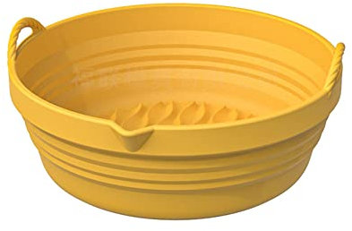Bandeja de horno para pizza frita de pollo, alfombrilla de silicona reutilizable para pizza