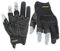 HANDLANDY Fingerless Framer Work Gloves for Men, Utility Grip Paded Gloves for Shooting, Hunting, Driving (Black, XL)