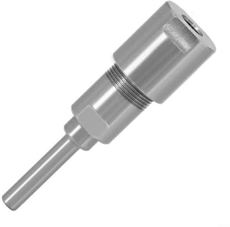 Starker Fräser-Bit-Adapter-Verlängerung, Karbonstahl, Oberfräsen-Spannzangenverlängerungsstange für Fräser (8 mm Schaft auf 8 mm)