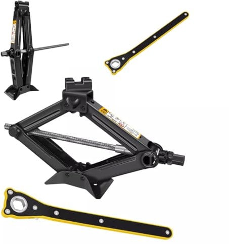 Scherenwagenheber, Aufziehhilfe, Auto, Van, Garage + Sechskantschlüssel