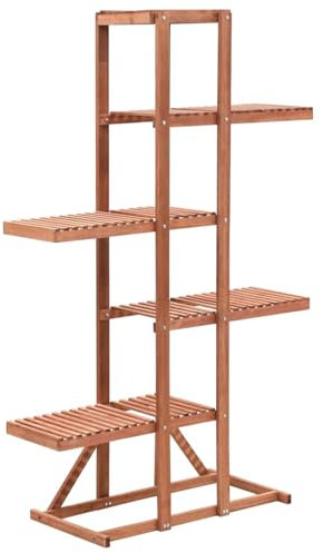 JUDYY Piedistallo per Piante in Legno di Cedro 86x36x139 cm,Piedistallo per Piante per Interni ed Esterni,Soggiorno,Balcone,Giardino-246432