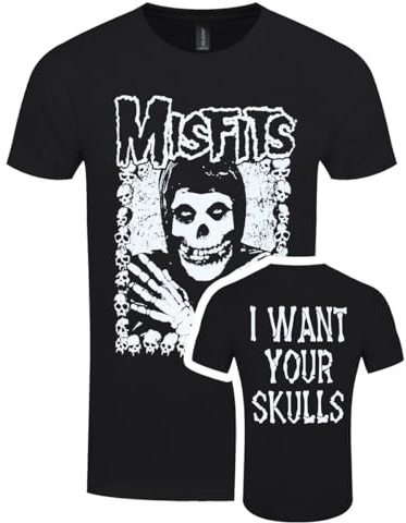Misfits I Want Your Skulls Men's Black T-Shirt