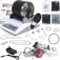 Kit de Tumbler Professionnel, Polisseuse de Roche Détachable avec Boutons de Minuterie de 7 Jours, Jouet de Polissage de Pierre DIY Électrique, Machine à Tumbler pour Adultes et Enfants