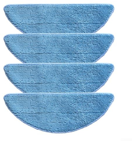 Lot de 4 ou 10 serpillères souples pour aspirateur robot Tesvor M2