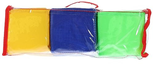 NULYLU 3 Stück Lernwürfel mit Transparenten Taschen aus PVC für Individuelles Spiel und Hand Auge Koordination Beim Zählenlernen