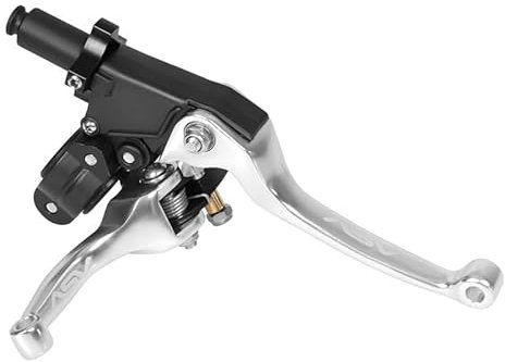 YUERBNC Motorrad CNC Kupplung ASV Klapp Bremse Kupplung Hebel Set for XR50 Pit Dirt Bike ATV Quad Motocross(Silver)