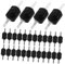 VALICLUD 50Pièces Micro Interrupteurs à Bouton Poussoir Auto Verrouillage pour Équipements Électroniques Interrupteurs Miniatures pour Montage Murale