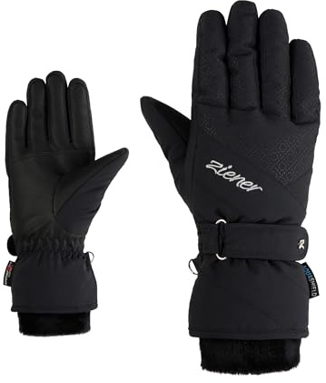Ziener Damen KENDRI-Z Ski-Handschuhe/Wintersport | wasserdicht, Primaloft, warm, Black, 7