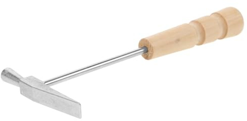 LOLIPPYY Kalimba Stimmhammer mit Holzgriff Metallstimmhammer für Daumenklavier Robustes Tuning Tool für Präzise Klangpflege Tragbar und Langlebig für Musiker