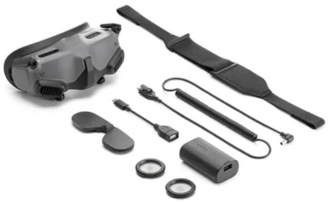 Kompatibel mit DJI Goggles 2, 1080p 100fps HD FPV-Headset mit geringer Latenz und Wi-Fi-Streaming