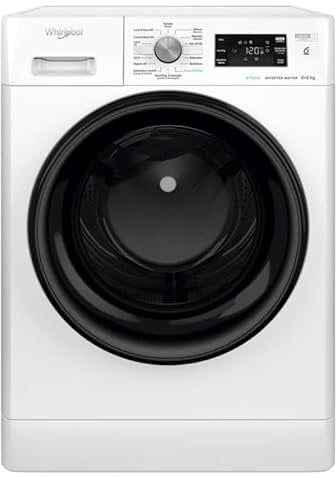 Lavasecadora WHIRLPOOL FFWDB 864369 BV SPT 8Kg lavado y 1400Rpm 6Kg secado Clase D Blanco
