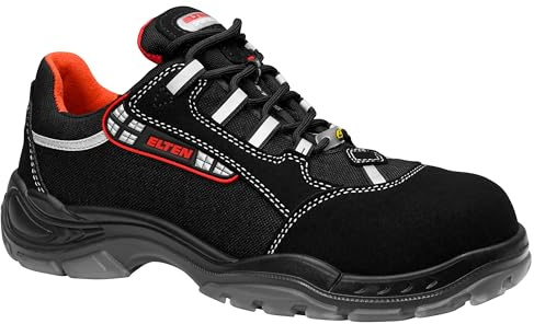 ELTEN SENEX ESD S2, Zapatos de seguridad para mujer y hombre, ligero, puntera de plástico, material superior: textil, forro interior: textil (transpirable), talla 35