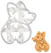 Corgi Hinterteil Ausstechform, 1 Teil, Bakerlogy