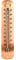 Esschert Design Thermometer aus verkupfertem Edelstahl, rotes Farbstoffpulver, 6,7 x 1,3 x 30cm, Garten Thermometer, Celsius und Fahrenheit Skala