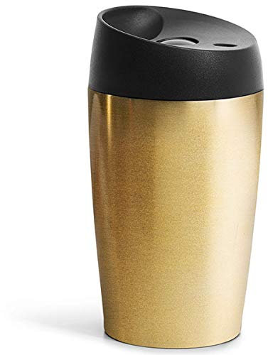 Sagaform Autotasse mit Schlossknopf, matt, Schwarz, 24 cl