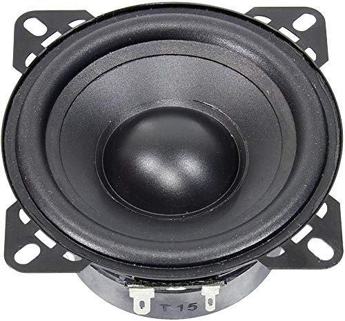 Woofer, 4 25W, Low Resonance, 4 Ohm, 9.5Khz, 32Hz, 4Ohm, Power Rating RMS 25W, 37Hz, Transducer Function Speaker, Cone Size 4 (100mm), 51.4mm, 99mm, 94.6mm, 94.6mm, Sound Level Spl 80Db, Weight 466G