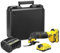 Stanley FATMAX - Utensile multifunzione rotante senza fili, 18 V, ioni di litio 8000-18000 osc/min con 1 valigetta 2 batterie 2 Ah 1 caricatore gamma FATMAX V20 SFMCE500D2K-QW