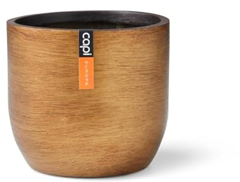 Capi Europe - Blumentopf Kugel Retro Gold & Copper - 24x21 - Gold - Blumentopf für drinnen - CAPI Indoor - BRTG134