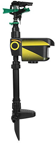 Nicoone Guard Water Jet Animal Repellent,Solar Waterproof Timing Sensor Water Spray Bird Repellent Garden Sprinkler Irrigation System