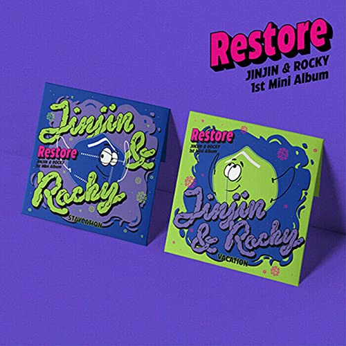 ASTRO JINJIN & ROCKY [ RESTORE ] 1st Mini Album ( VACATION Ver. ) ( CD+Photo Book+Lyric Paper+2 Photo card+Photo SET+Folded Poster(On pack) )