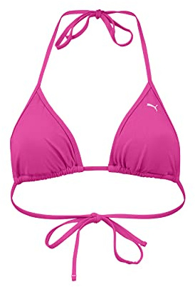 PUMA Damen Side Tie Bikini Bottoms, Neon Pink, XL EU