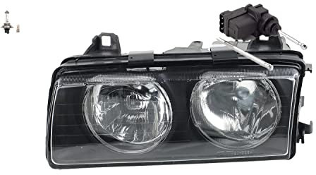 Johns, Scheinwerfer passend für BMW 3er E36 09/94-04/99 Links Leuchtmitt. + Stellmotor