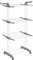 SONGMICS Étendoir à Linge, Séchoir Mobile à 4 Niveaux, avec roulettes, Pliable, 63,5 x 128 x 173 cm, Grande Capacité, Montage Facile, Utilisation Intérieure et Extérieure, Blanc LLR701W01