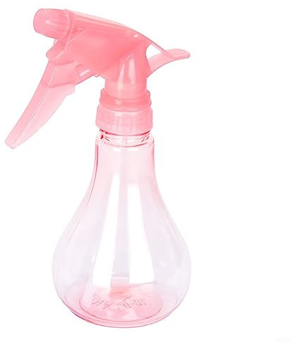 DAZZLEEX Botella de spray de agua multiusos de 250 ml, botellas de spray portátiles de plástico para plantas, mini botella de spray portátil para limpieza del hogar (rosa)