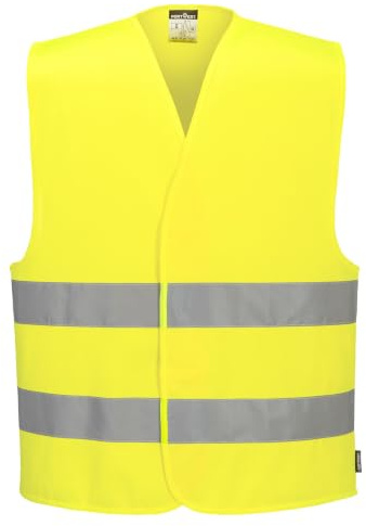 Portwest Hi-vis Two Band Chaleco de Alta Visibilidad Unisex adulto (Pack de 1)
