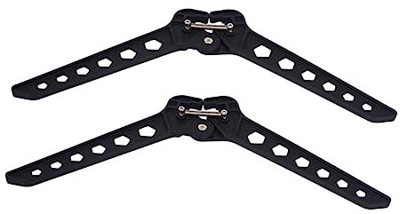 Gogogmee 2stücke Schwarzer Bogenständer Für Recurve Und Compoundbögen Klappbarer Bogenzubehör-Kickstand Mit Federspannung Leichter Pfeil Bogen Halter Für Schießen Und Jagd