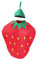 F Fityle Disfraz de Fruta para Adultos, Disfraz Reutilizable, Adorable Comida, Disfraces de Cosplay con Sombrero, Traje para Fiesta, Festival, Juego de rol, Fresa