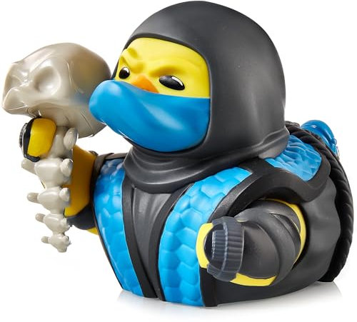 TUBBZ Erstausgabe Sub-Zero Sammler-Vinyl-Gummientenfigur - Offizielle Mortal Kombat-Merchandise - Kämpfende Aktion TV, Filme & Videospiele