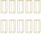Ecoggeder 10PCS Metall Blumenständer für Hochzeit Tisch Mittelstücke 60cm/80cm Hohe Gold Abnehmbarer Goldvasen für Blumenarrangement Geometrische Blumen Vase Stand für Party (60cm)