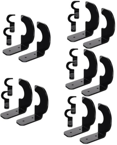 MILISTEN 5 Sätze Ständer Für Baseballschläger Halter Für Tennisschläger Japanische Süßigkeiten Medaillenvitrine Fledermaushalterung Hockeyschläger-anzeige Sportdekor Haushalt Acryl Metall