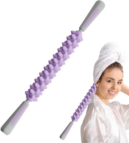 Massagestab Roller, Muscle Roller Stick, Muscle Massage Roller Stick Multi-Use Roller Stick Muscle Rolling Stick Body Roller Stick für Muskelentspannung, Body Stick Massagegerät
